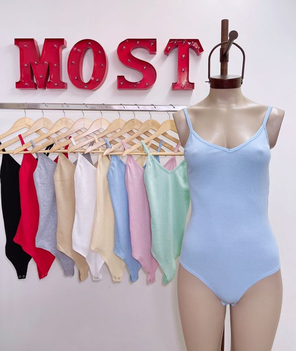 Art. 662-M Body tira morley escote "V" - Imagen 2