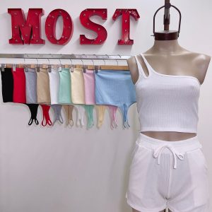 Art. 1445-M Top morley un solo hombro 2 tiras