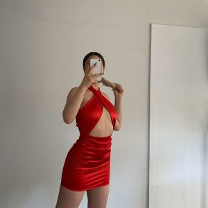 Art. 736-SAT Vestido "LU" saten
