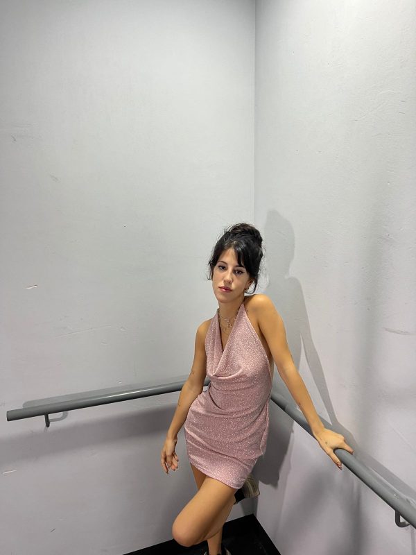 Art. 583-L1 Vestido buche lurex c/tira