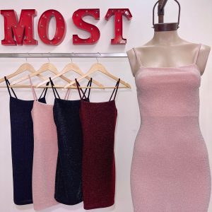 Art. 741-L Vestido lurex tira
