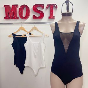 Art. 830-TU-MF Body escote “V” combi tul mf