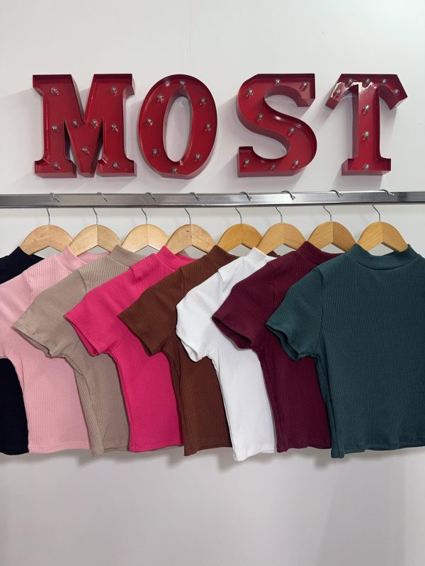 Art. 1461-M Remera comun media polera morley manga corta - Imagen 2
