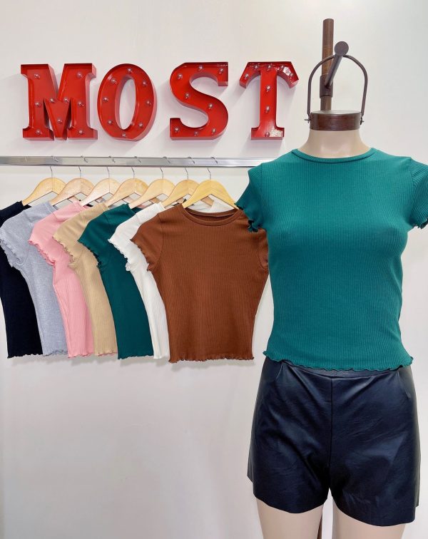 Art. 1460-M Remera morley manga corta rulette