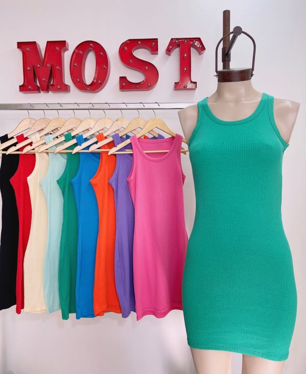 Art. 705-M Vestido común morley sin manga - Imagen 2