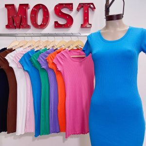 Art. 658-M Vestido morley manga rulette