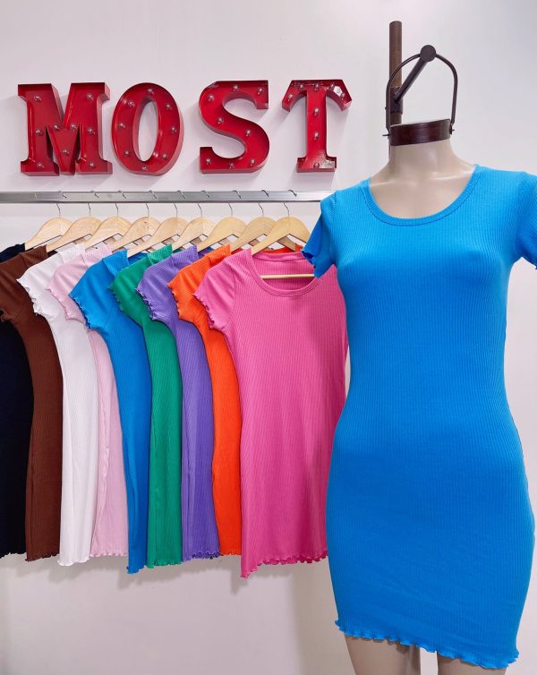 Art. 658-M Vestido morley manga rulette