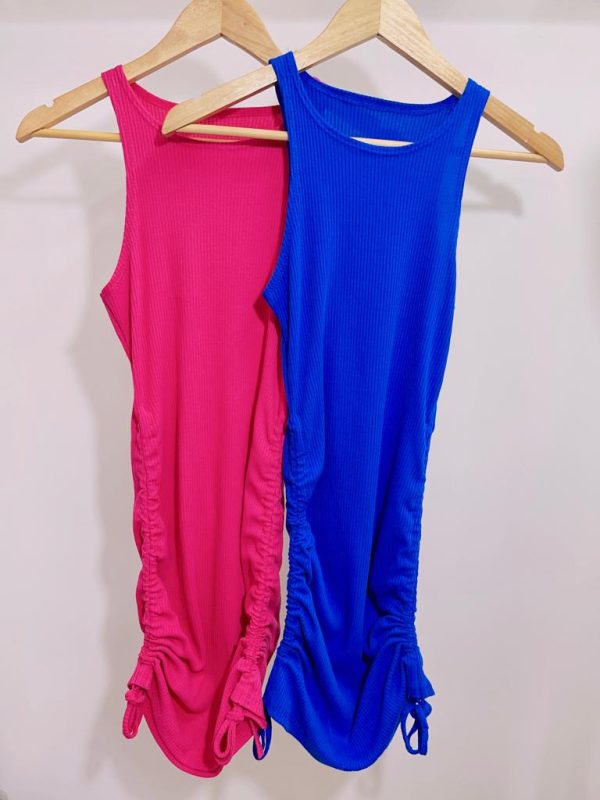 Art. 669-M Vestido morley frunce lateral - Imagen 4