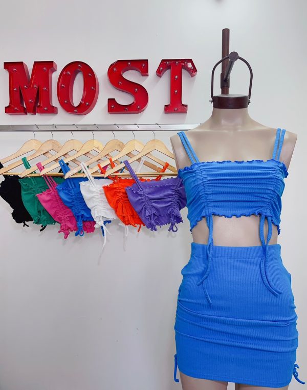Art. 1433-M Strapless morley doble frunce y rulette