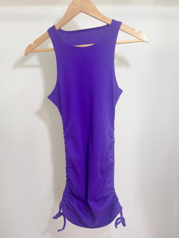 Art. 669-M Vestido morley frunce lateral - Imagen 3