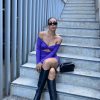 Art. 757-MF Vestido paisana microfibra nudo pecho frunce lat