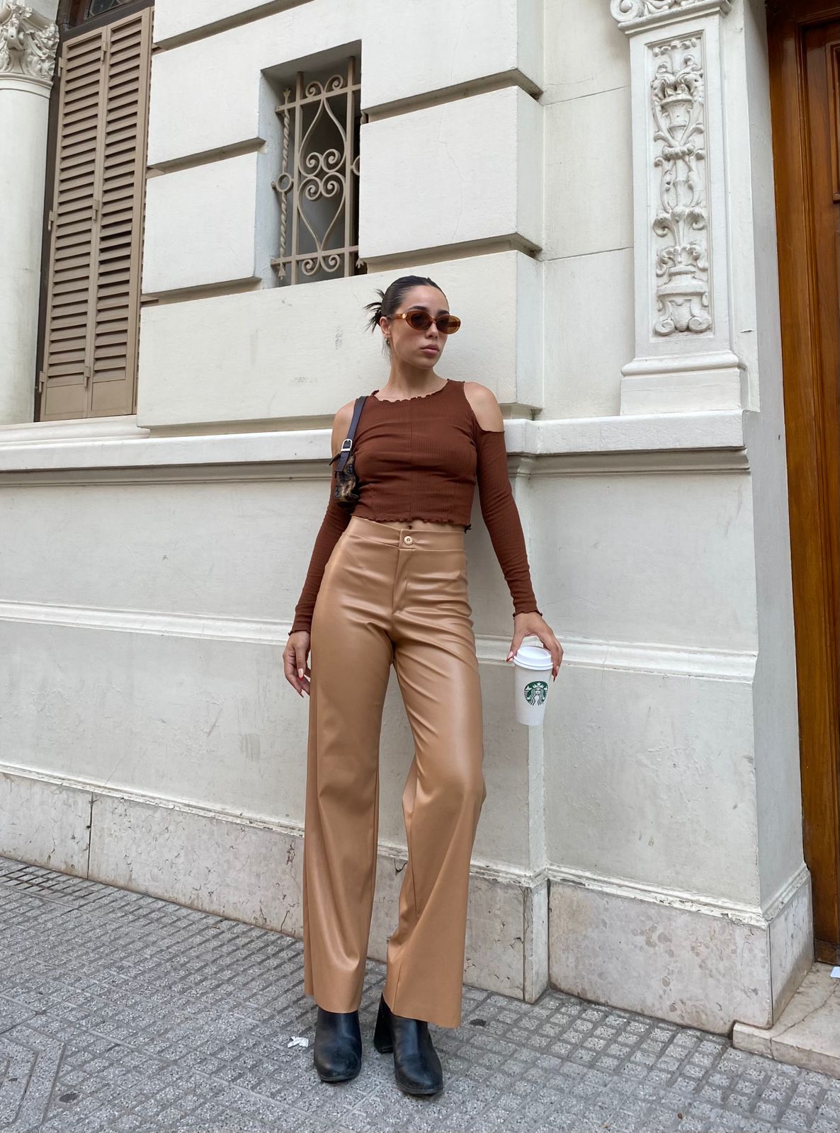 Pantalon wide online leg