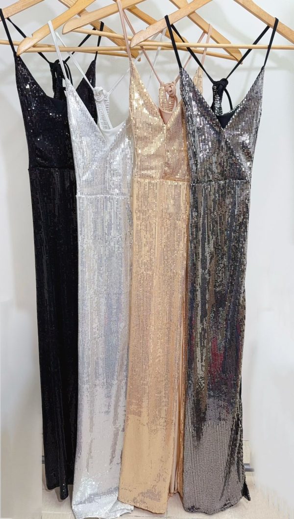 Art. 842-LE Vestido largo lentejuelas - Imagen 3