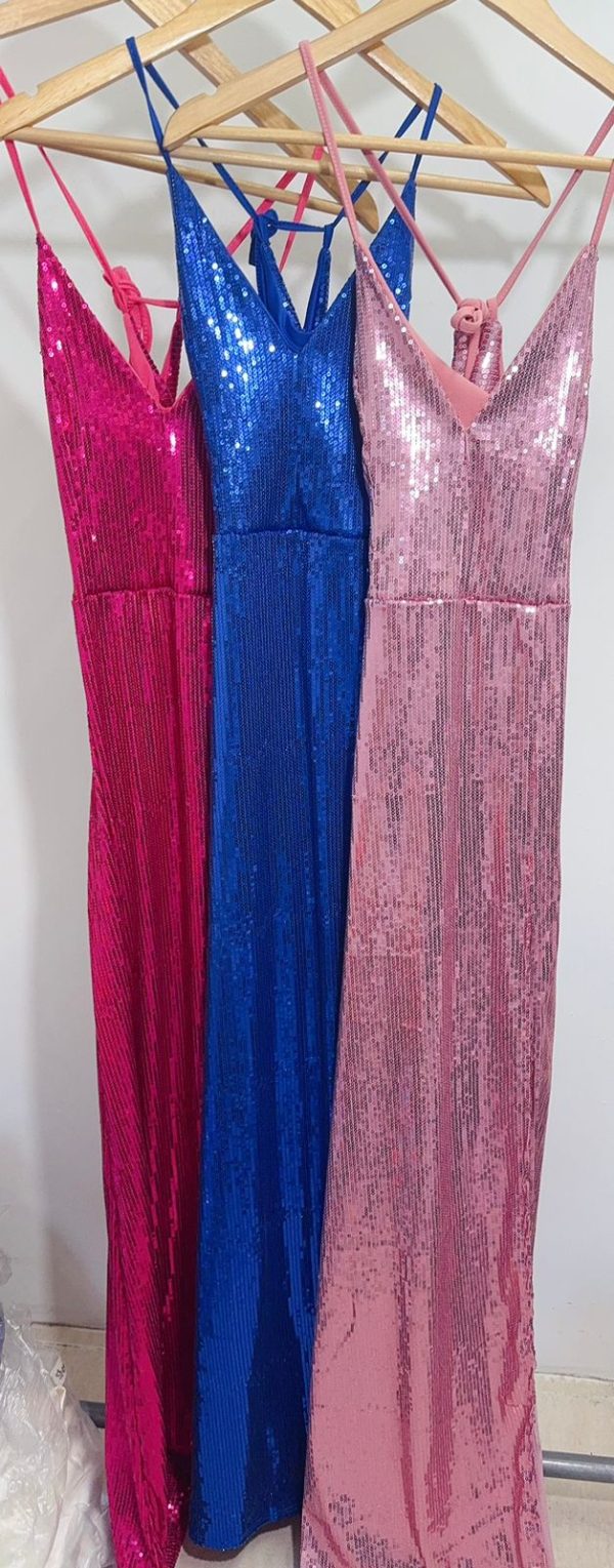 Art. 842-LE Vestido largo lentejuelas - Imagen 4
