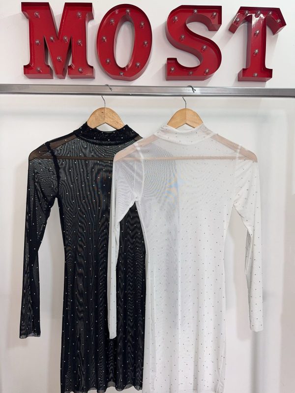 Art. 681-TU-STR Vestido polera tul strass - Imagen 2