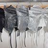 Art. 1501-LE Top lentejuelas doble pico y frunce - Imagen 4
