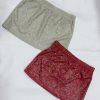 Art. 387-CB Mini pollera tiro bajo glitter crep brillo - Imagen 3