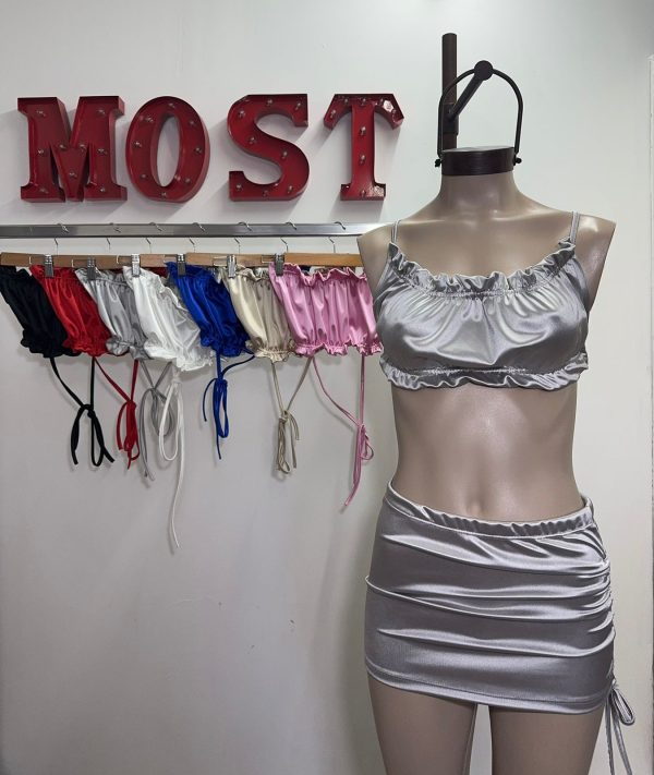 Art. 1406-SAT Strapless saten elastico tiras - Imagen 3
