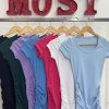 Art. 679-M Vestido morley manga corta frunce lateral - Imagen 2