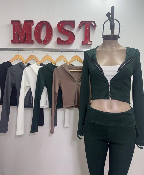 Art. 241-MR Campera con capucha y cierre morley ribb - Imagen 3
